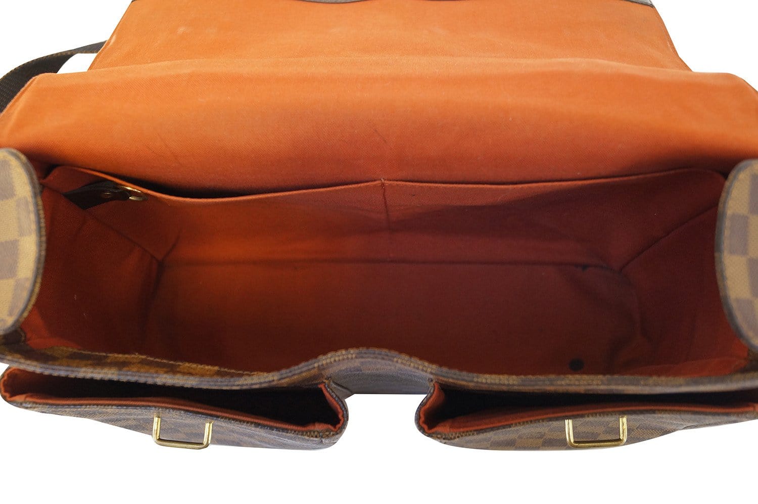 Brown Louis Vuitton Damier Ebene Broadway Crossbody Bag – Designer