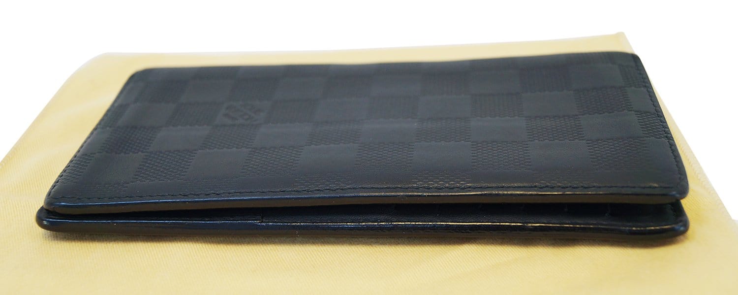 Louis Vuitton Damier Infini Leather Portefeuille Brazza Long Wallet
