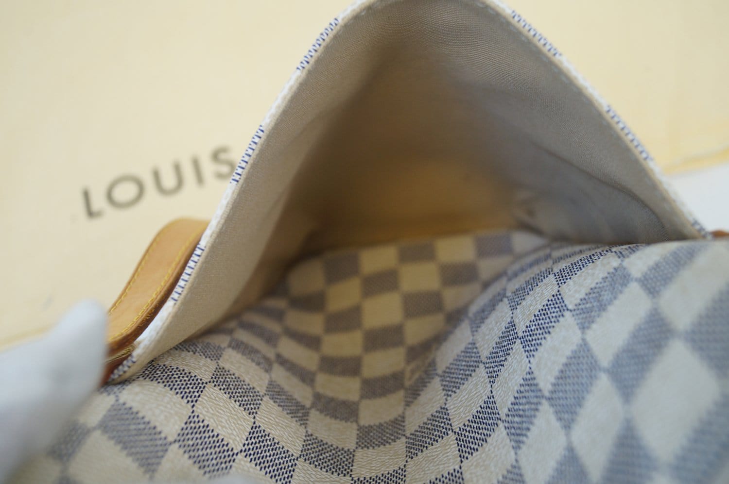 Louis Vuitton Damier Azur Totally PM N51261 White Cloth ref.860314 - Joli  Closet