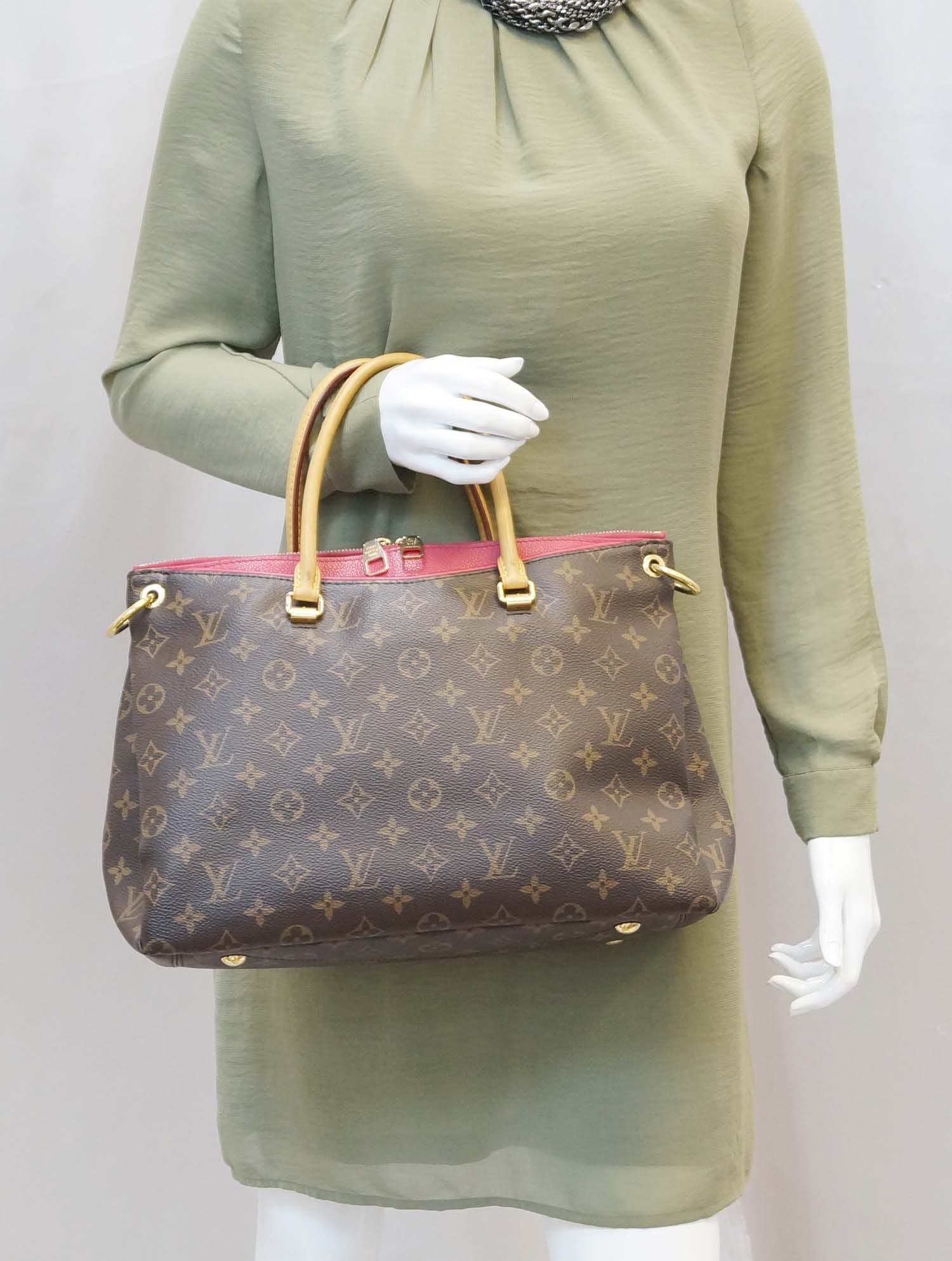 Louis Vuitton Cerise Monogram Canvas Pallas Shopper Bag at 1stDibs