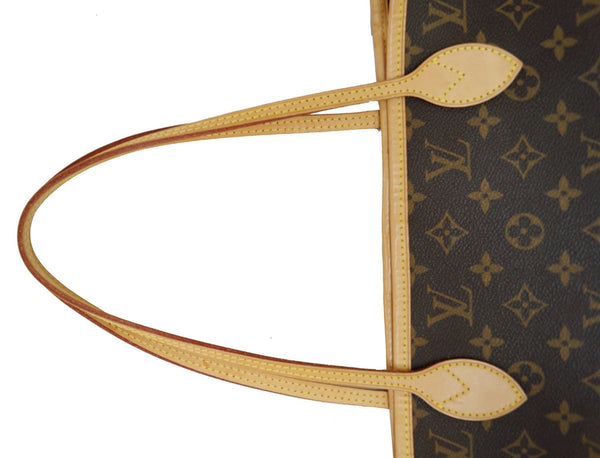 LOUIS VUITTON Monogram Canvas Neverfull MM Brown Tote Bag