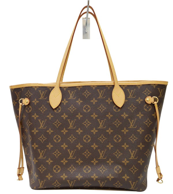 LOUIS VUITTON Monogram Canvas Neverfull MM Brown Tote Bag