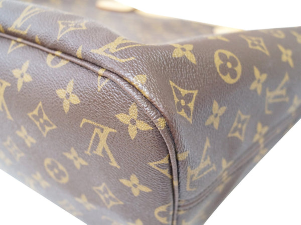 LOUIS VUITTON Monogram Canvas Neverfull MM Brown Tote Bag