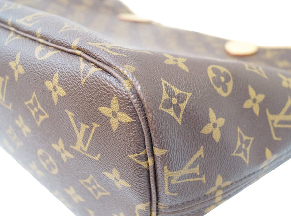 LOUIS VUITTON Monogram Canvas Neverfull MM Brown Tote Bag