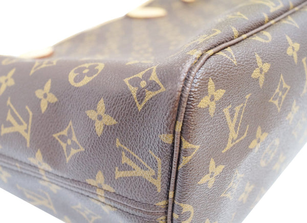 LOUIS VUITTON Monogram Canvas Neverfull MM Brown Tote Bag