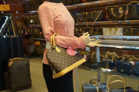 LOUIS VUITTON Monogram Canvas Alma PM Satchel Bag