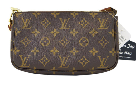 LOUIS VUITTON Monogram Canvas Pochette Accessoires Handbag