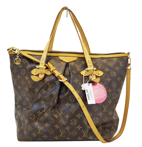 LOUIS VUITTON Monogram Palermo GM Tote Shoulder Bag