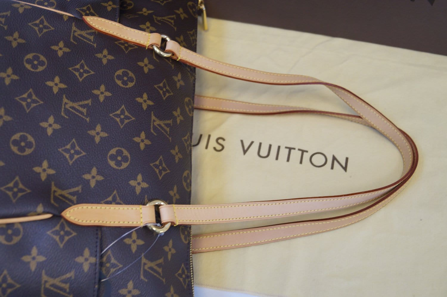Tote Louis Vuitton Brown in Plastic - 22748551