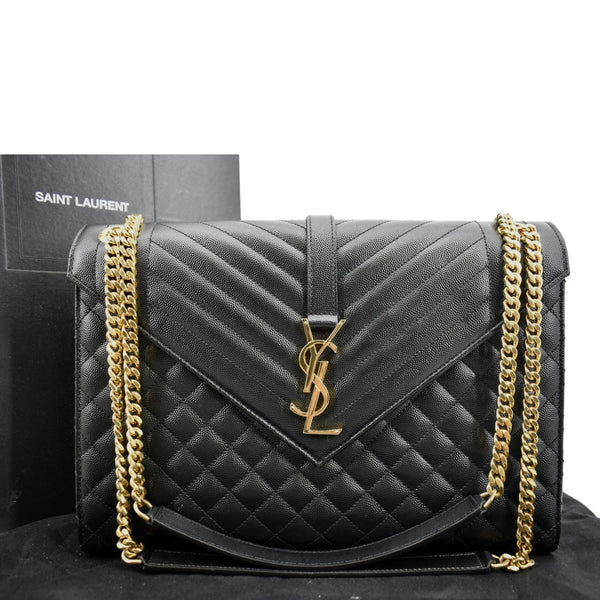 Yves Saint Laurent Envelope Leather Crossbody Bag - Product