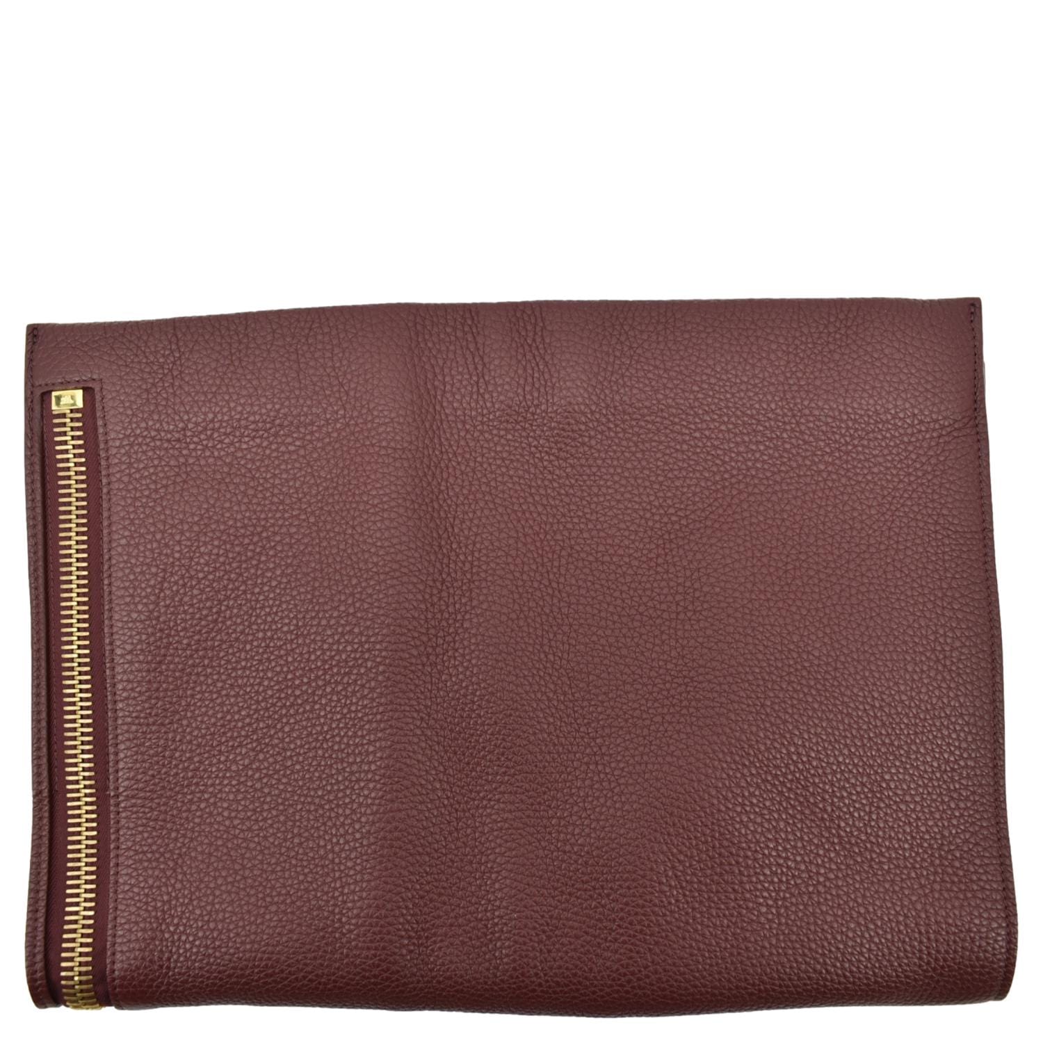 Tom Ford Handbag - Alix - Nude Textured Leather Gold Padlock Clutch Bag For  Sale at 1stDibs