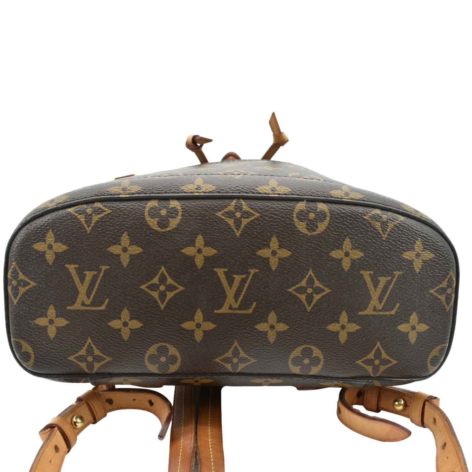 Montsouris cloth backpack Louis Vuitton Brown in Cloth - 29655715