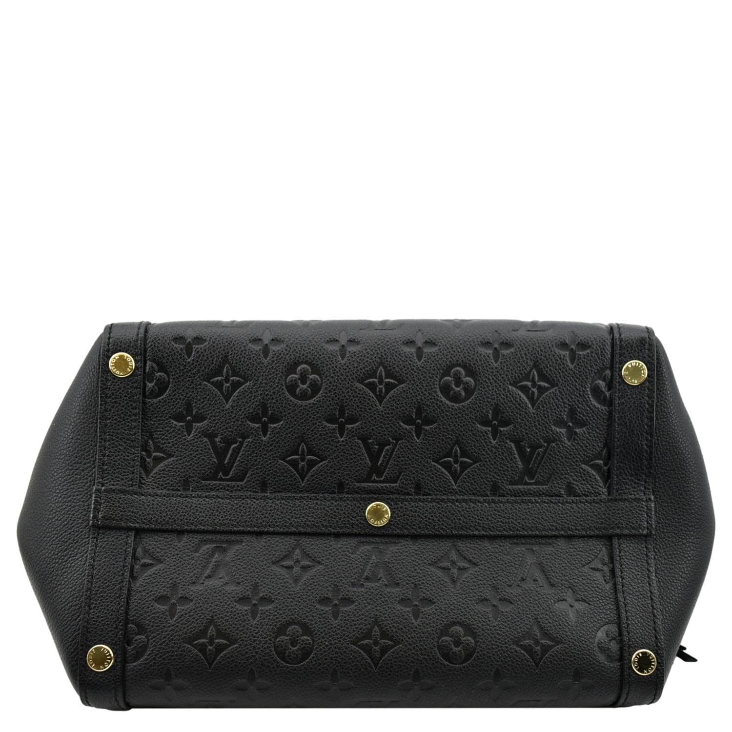 Louis Vuitton Marais Handbag Monogram Empreinte Leather MM Neutral