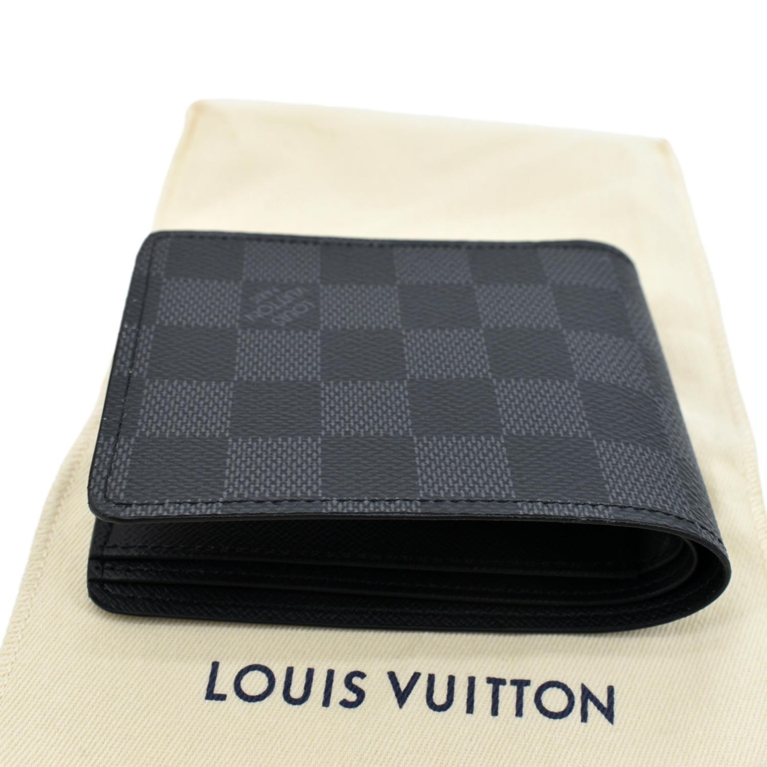 Authentic Louis Vuitton Damier Graphite Men's Multiple Wallet