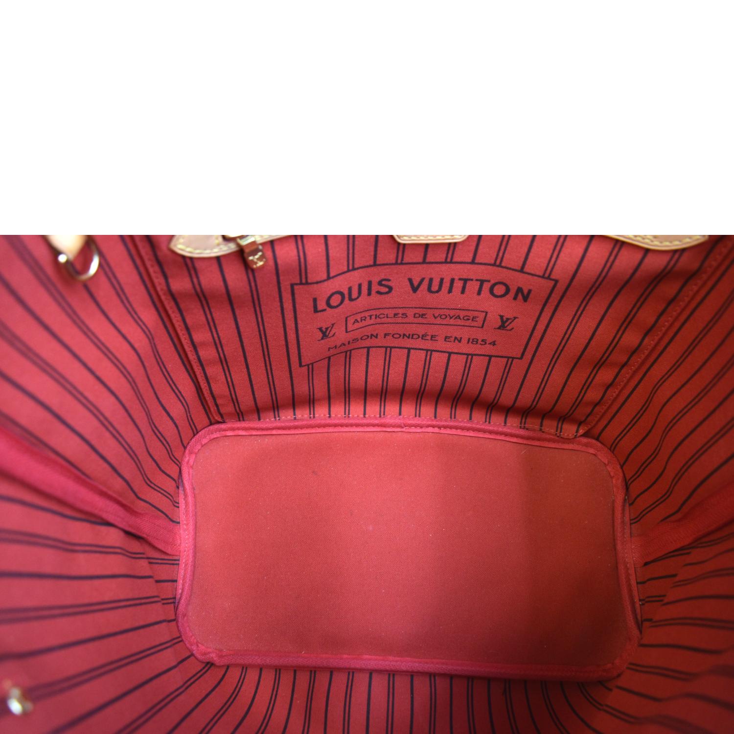 Louis Vuitton, Bags, Louis Vuitton Neverfull Mm Pink Interior