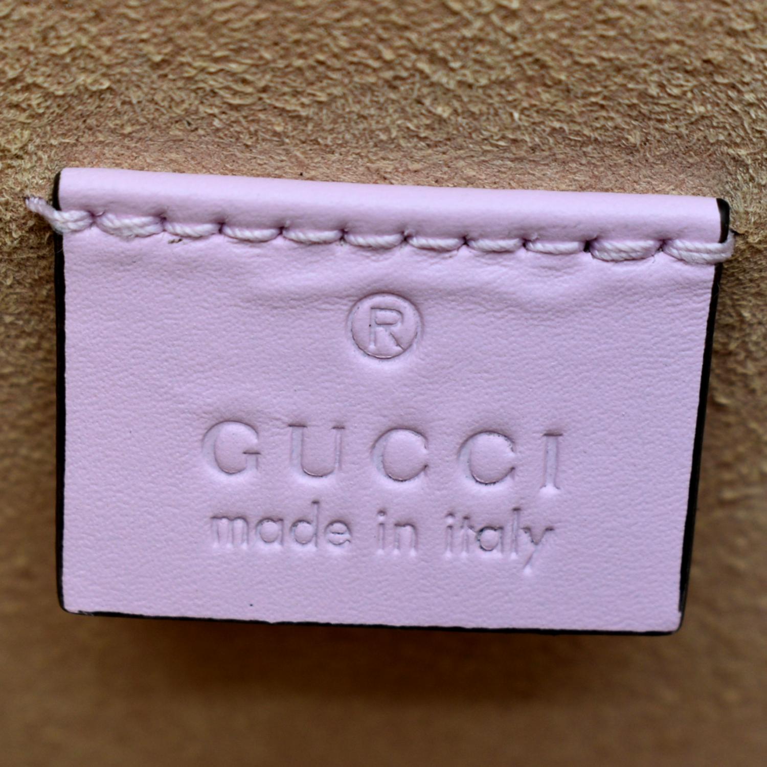 Gucci Les Pommes GG Supreme Bamboo Shoulder Bag