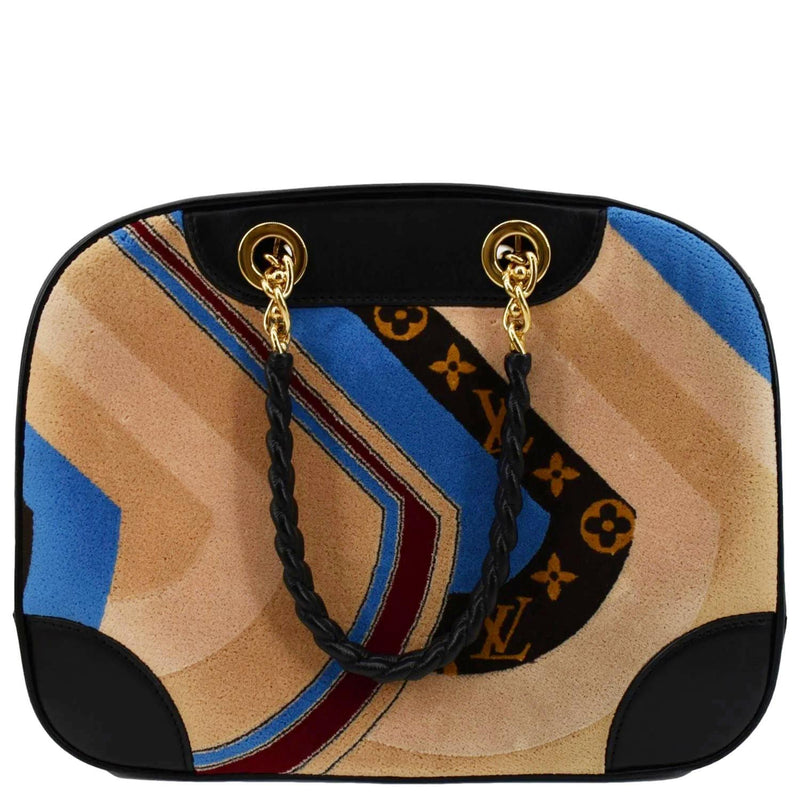 Louis Vuitton Multicolor Velour Bowling Vanity Tuffetage Bag