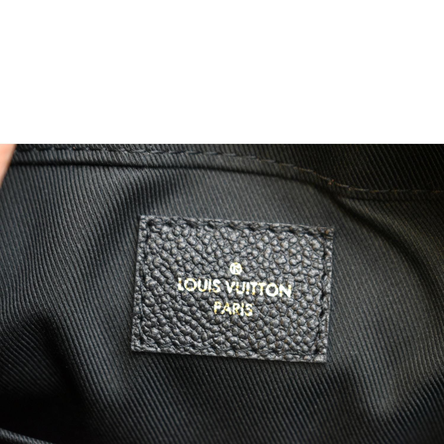 Louis+Vuitton+Saintonge+Crossbody+Black+Monogram+Empreinte+Leather for sale  online