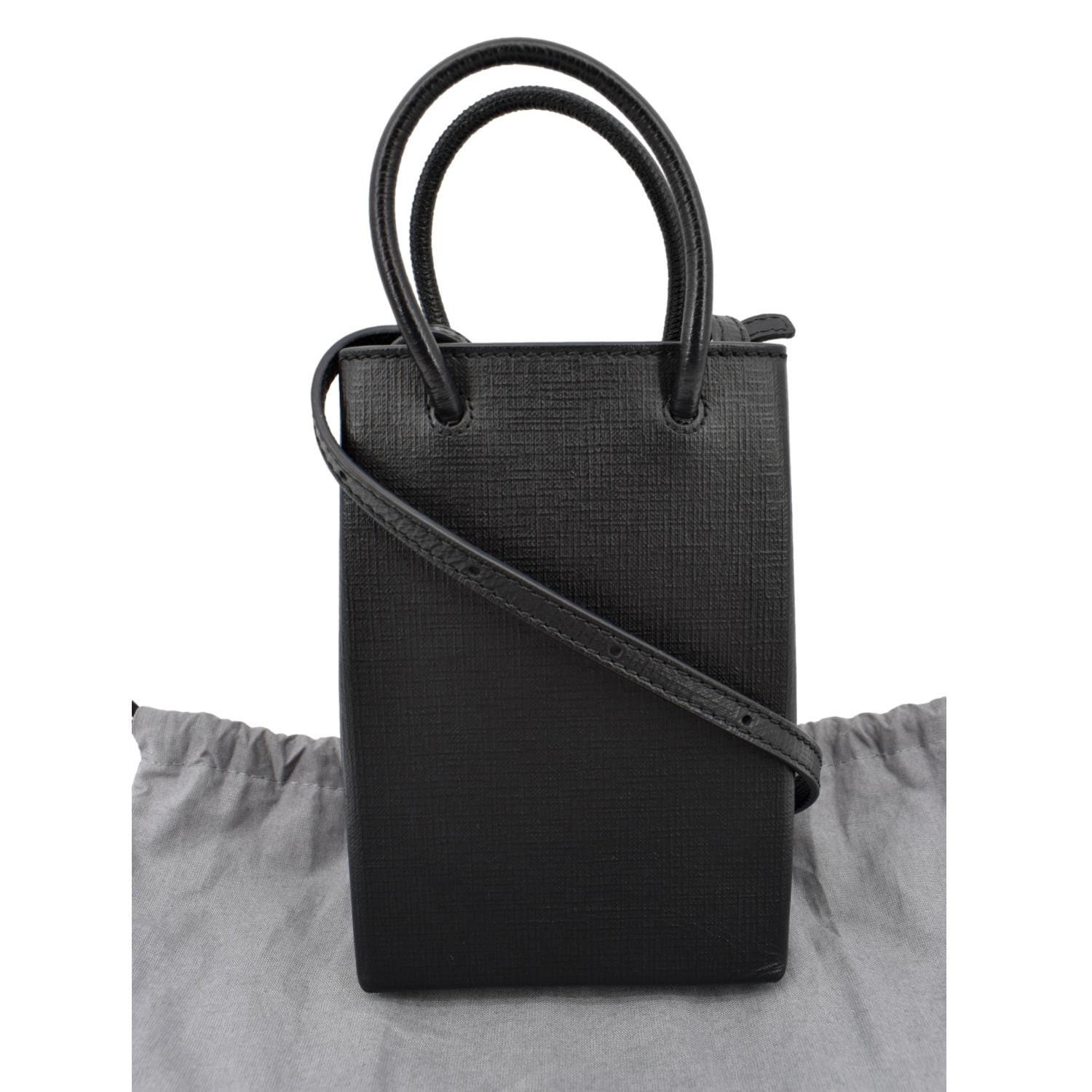 Balenciaga, white leather day crossbody bag - Unique Designer Pieces