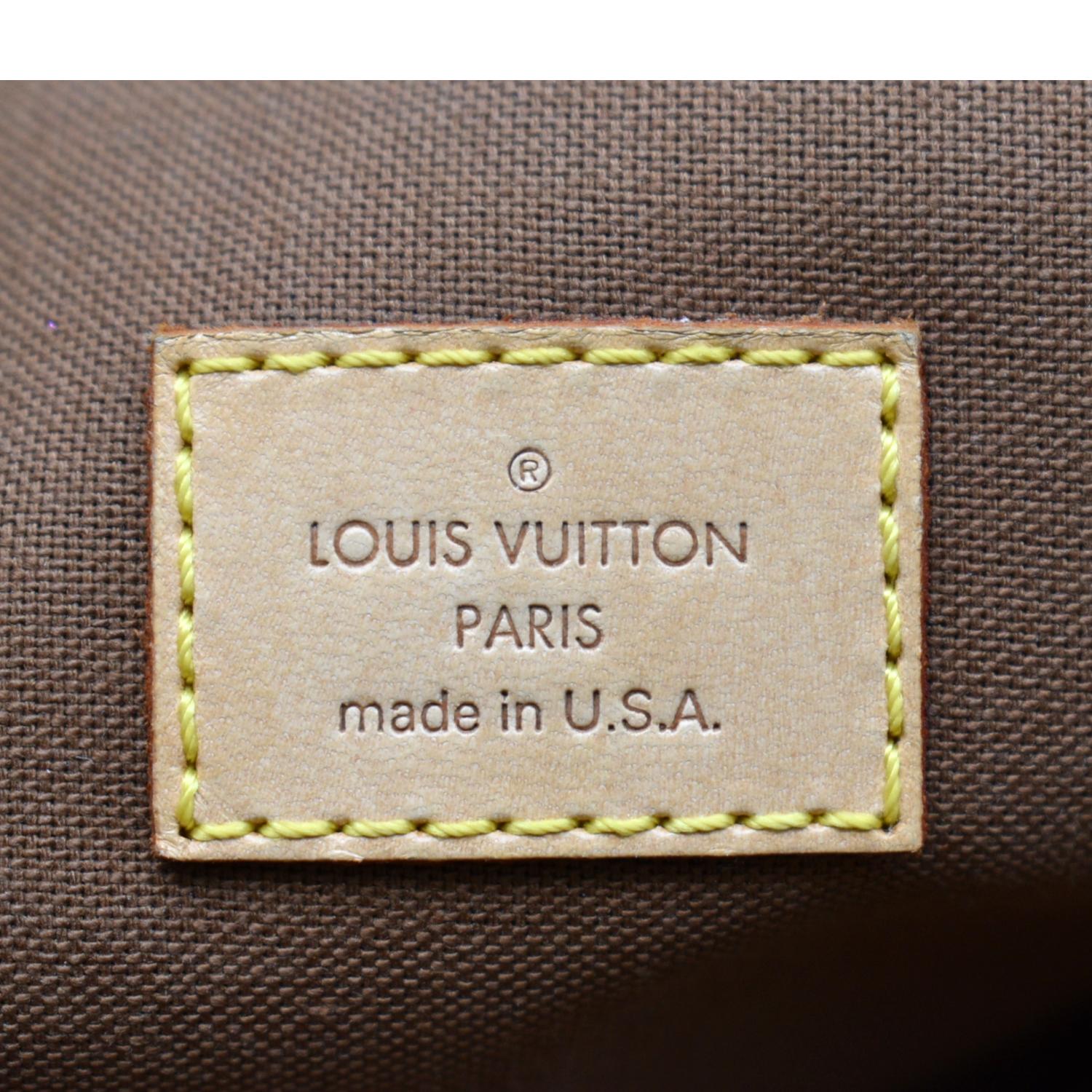 Louis Vuitton Monogram Lockit Vertical M40102 Brown Cloth ref