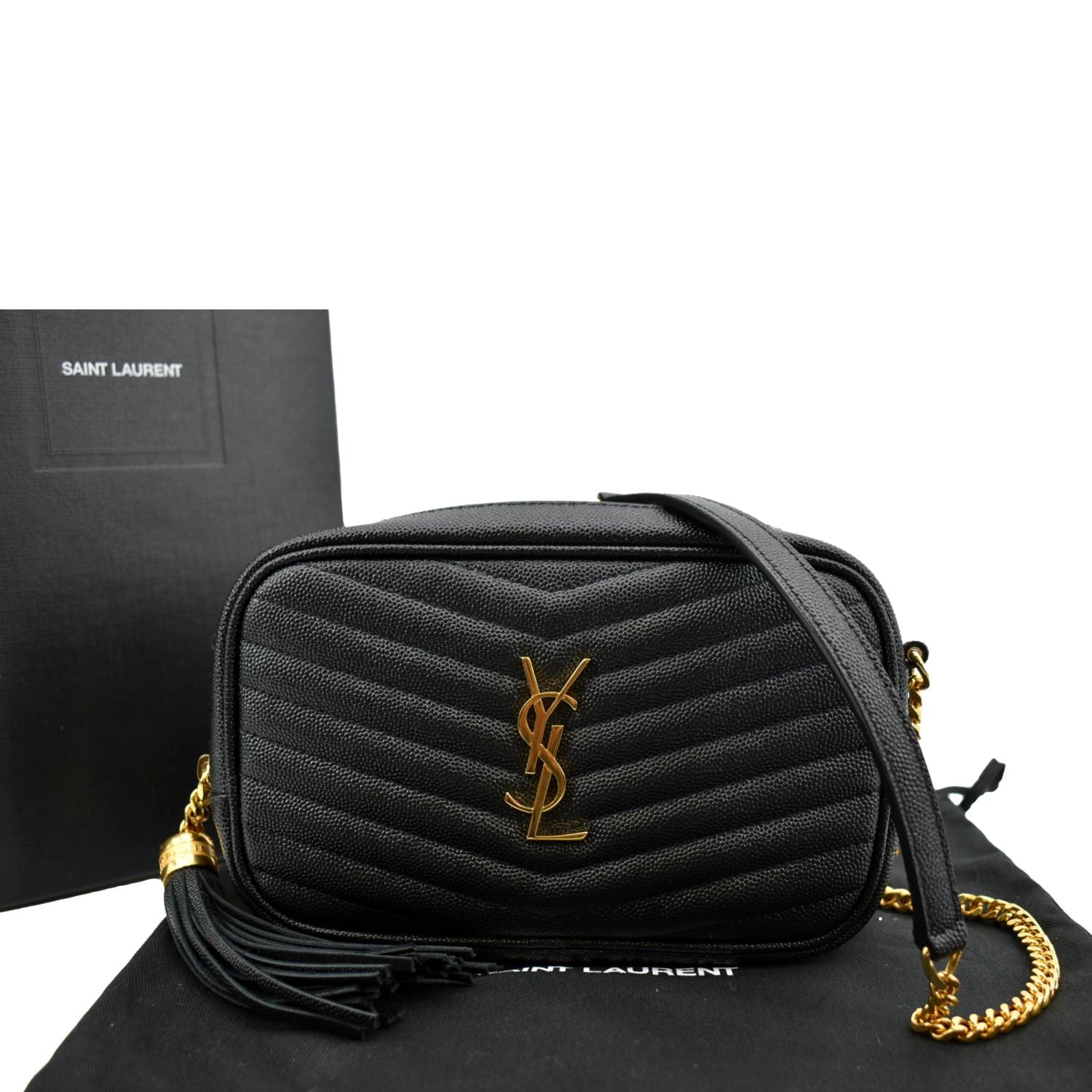 Saint Laurent Lou Camera leather crossbody bag #Sponsored