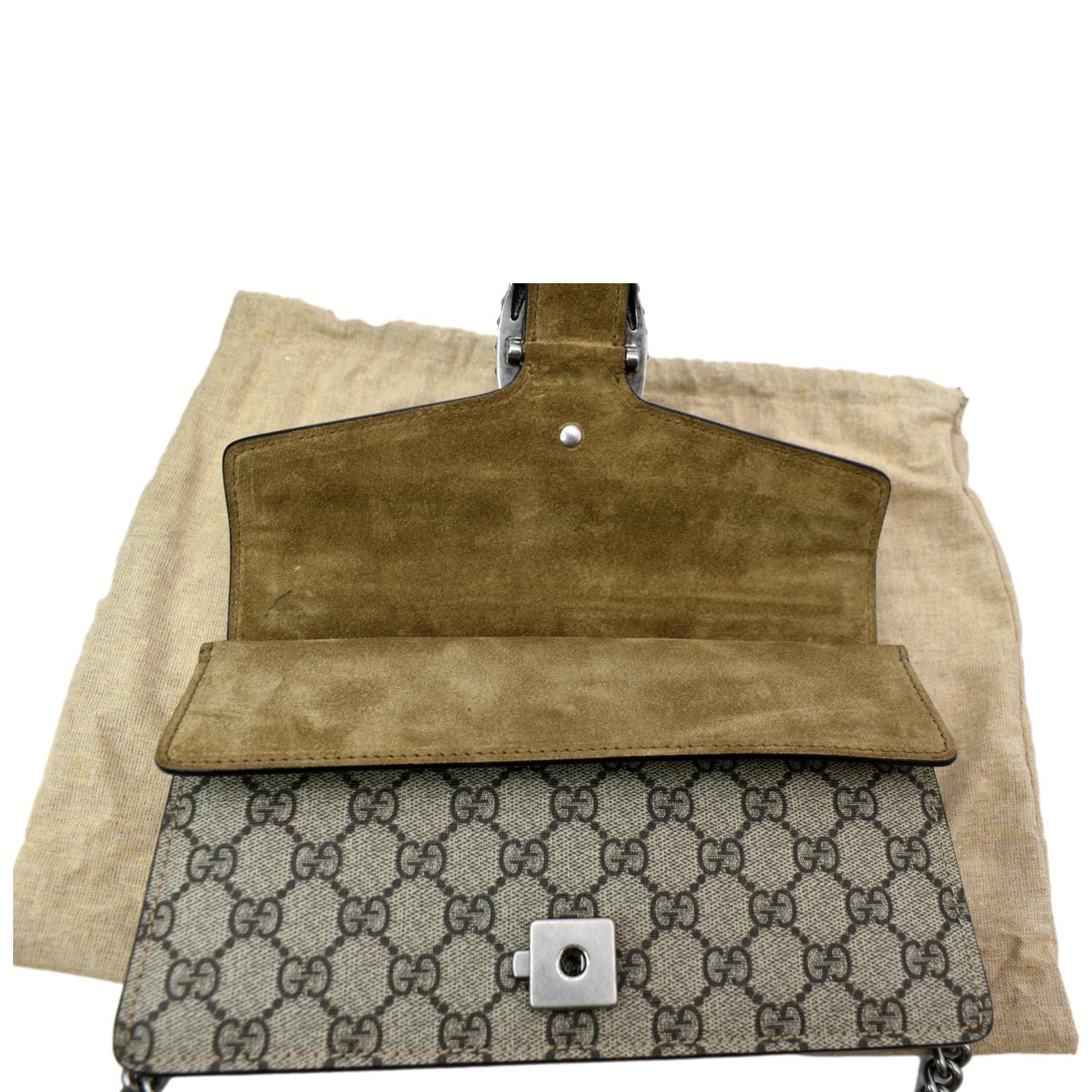 Dionysus Small Shoulder Bag in Beige - Gucci