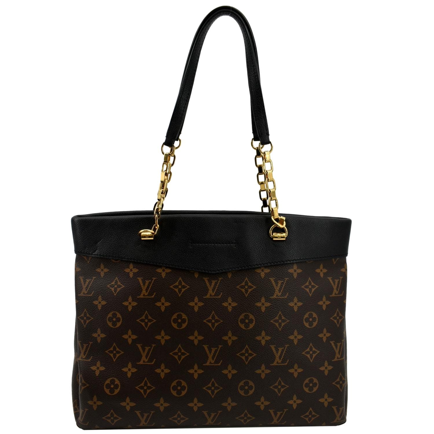 Louis Vuitton, Bags, Louis Vuitton Pallas Gold Chain Monogram Handbag