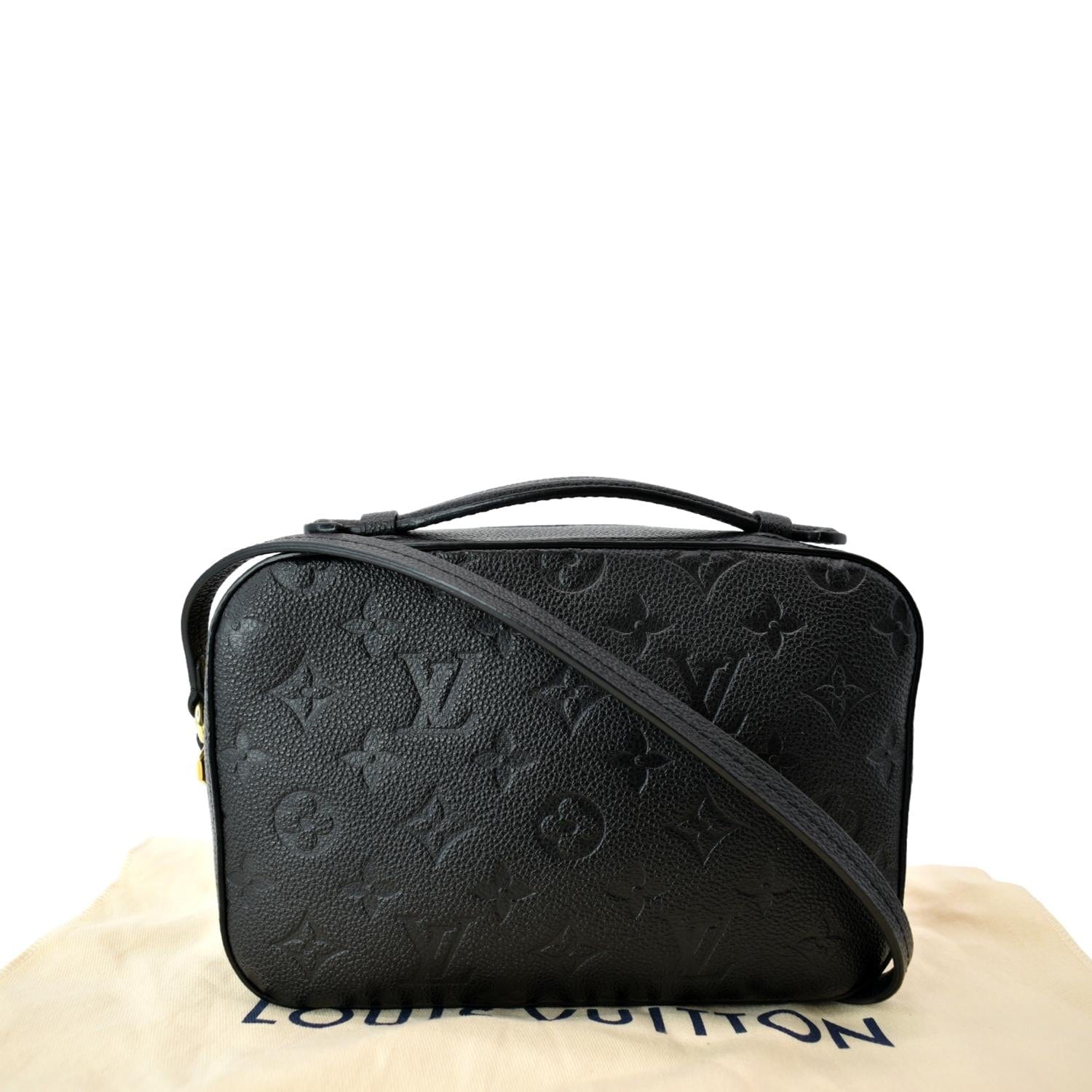 Louis Vuitton Saintonge Handbag Monogram Canvas with Leather Brown 2313791