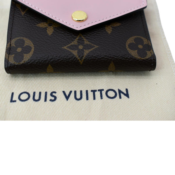 Louis Vuitton Rose Ballerine Damier Ebene Canvas And Leather Zoe Wallet  Louis Vuitton