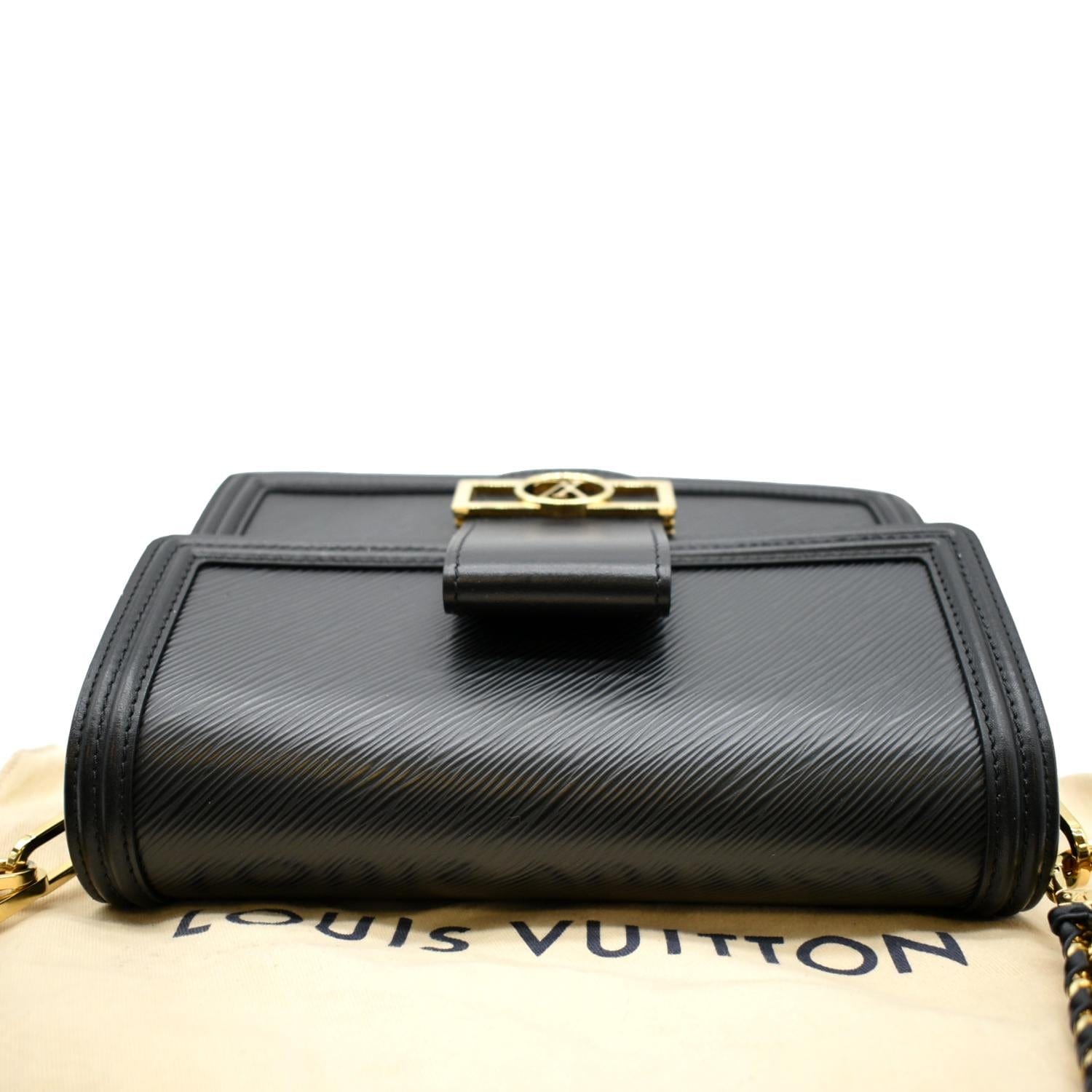 Louis Vuitton - Authenticated Dauphine Handbag - Leather Black for Women, Very Good Condition