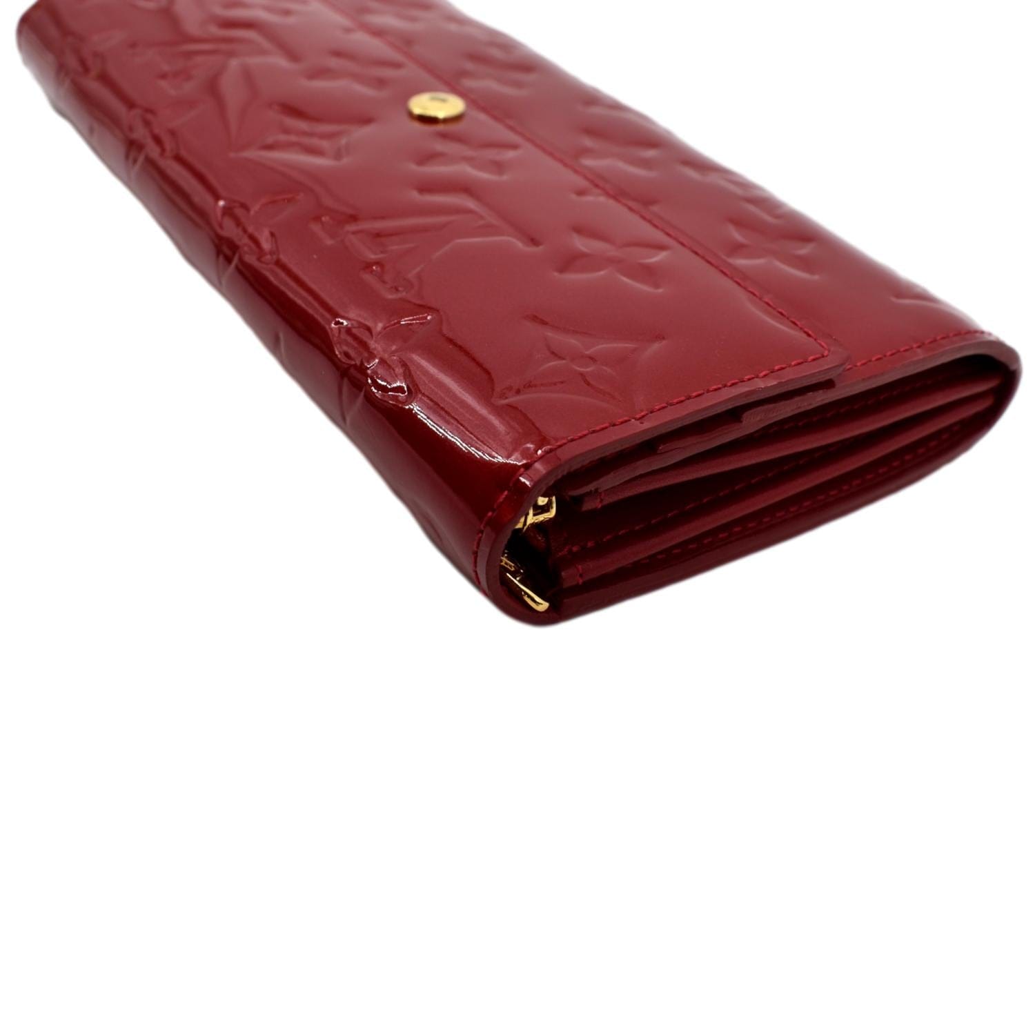 Louis Vuitton Sarah Black Monogram Vernis Leather Wallet