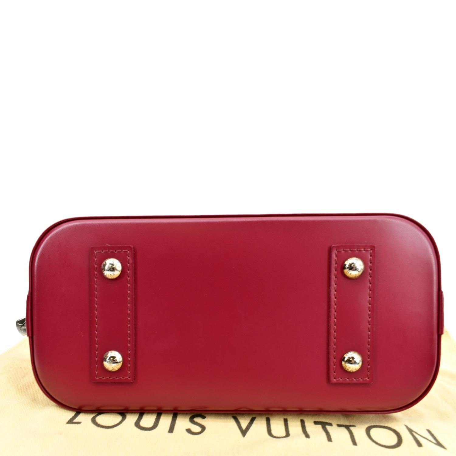 Louis Vuitton Red Epi Leather Alma BB - Blue Spinach