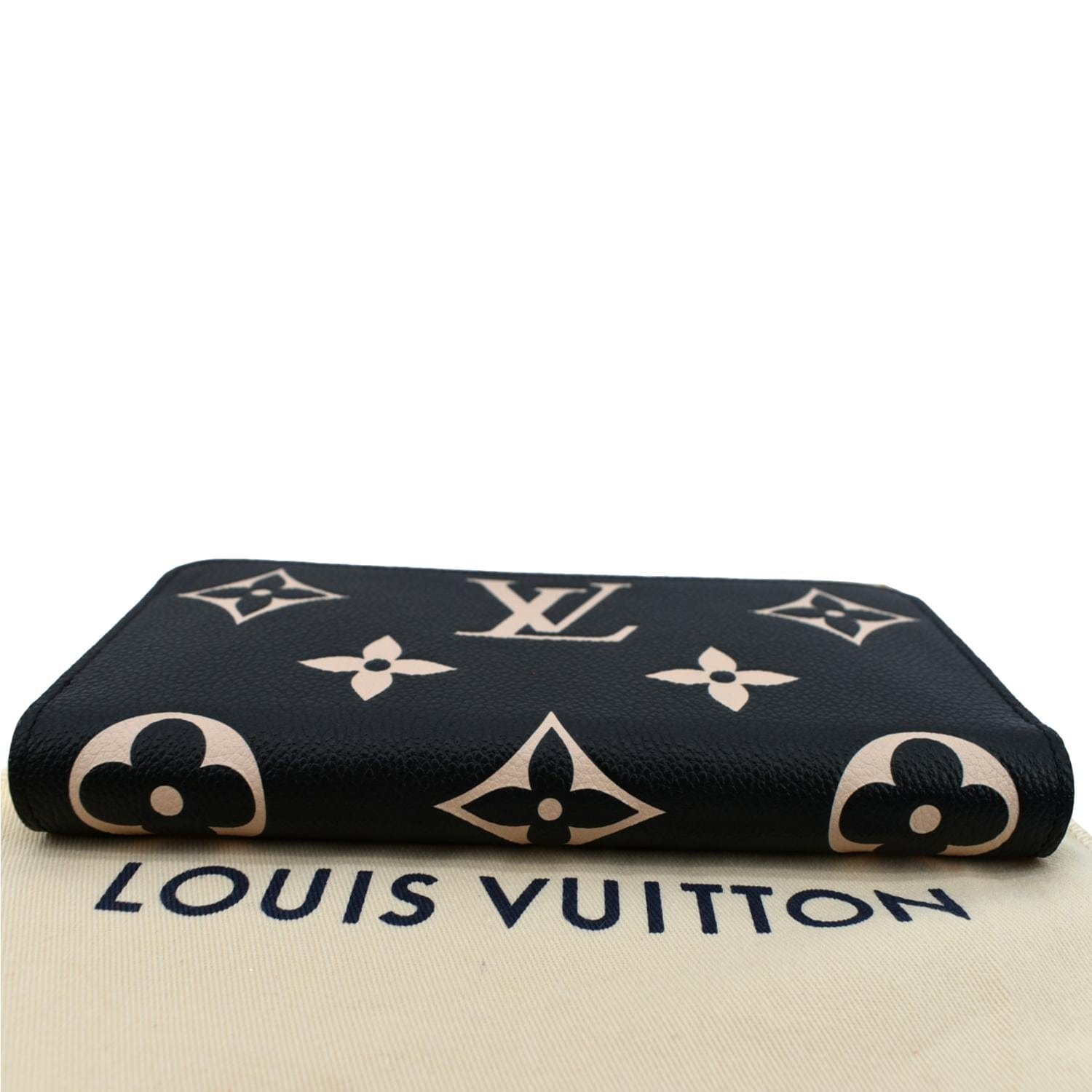 🍀NEW LOUIS VUITTON ZIPPY WALLET Bicolor Monogram Empreinte Leather  AUTHENTIC