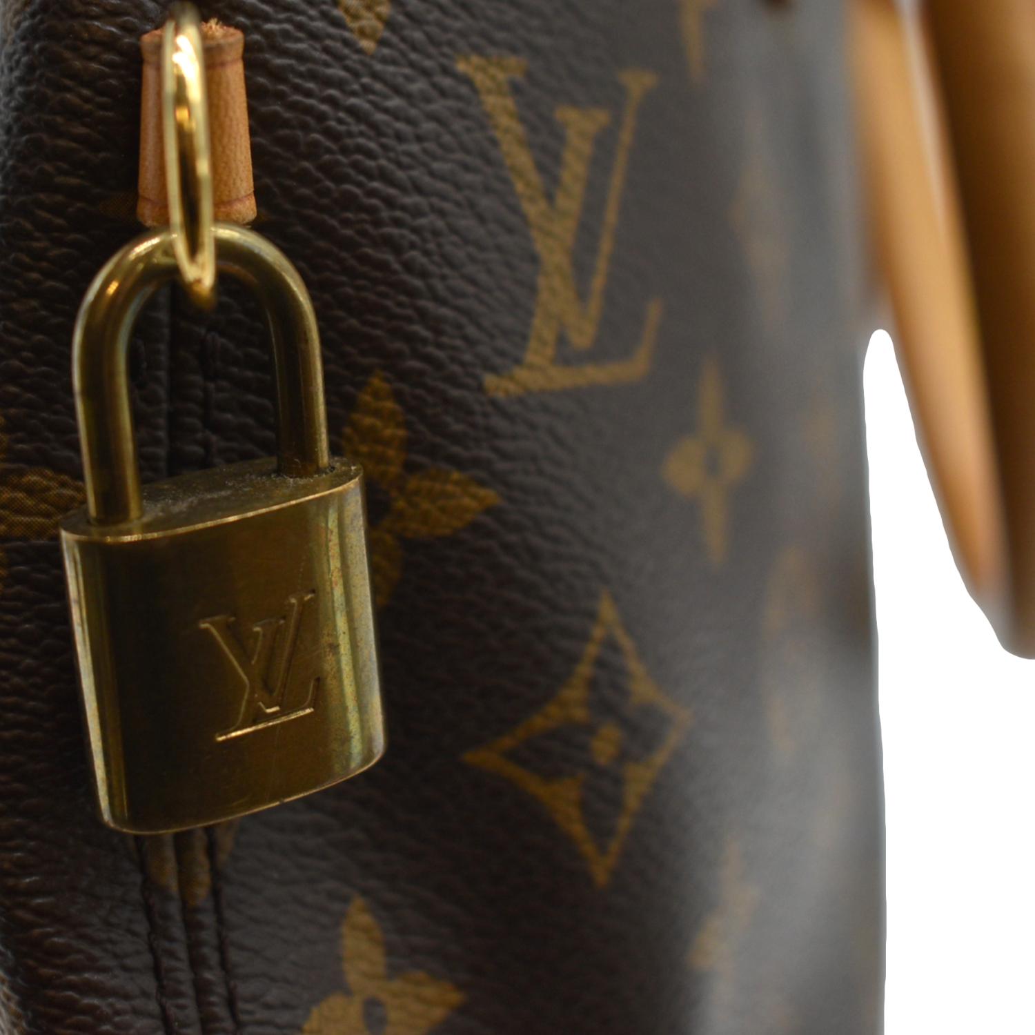 Louis Vuitton pre-owned Monogram Lockit MM Tote Bag - Farfetch