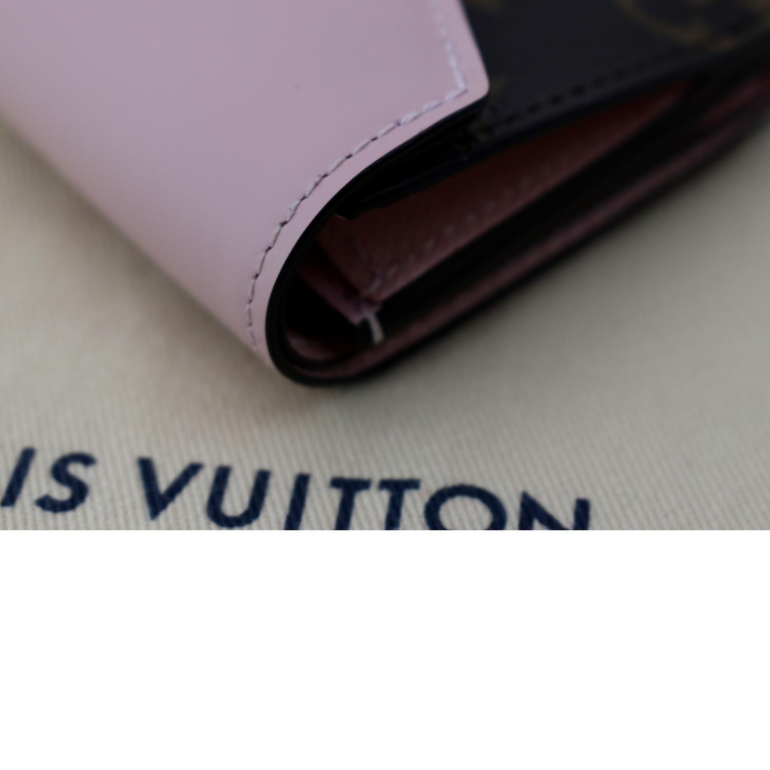 Louis Vuitton - Pink Monogram Canvas Zoe Wallet