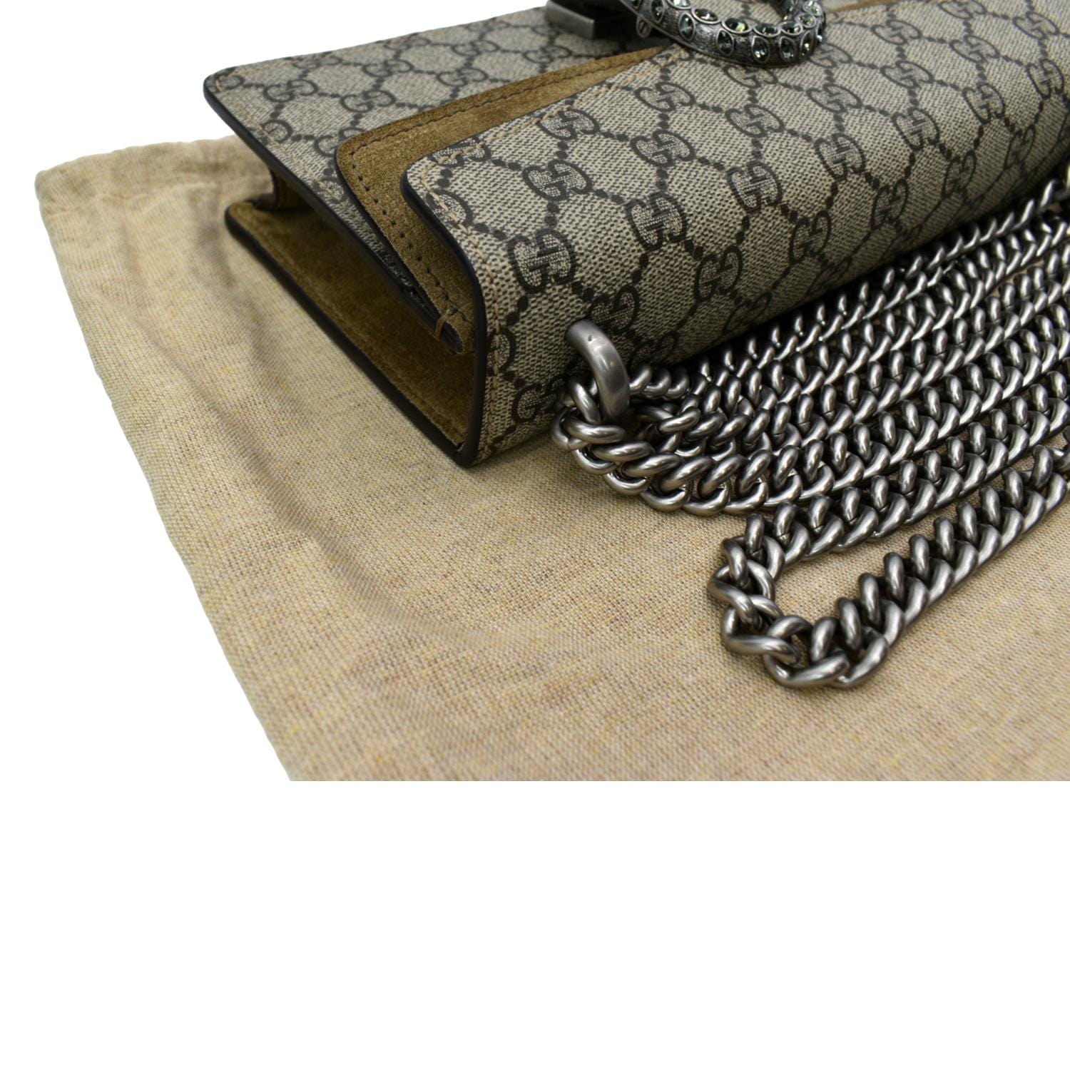 Dionysus cloth handbag Gucci Beige in Cloth - 27203819