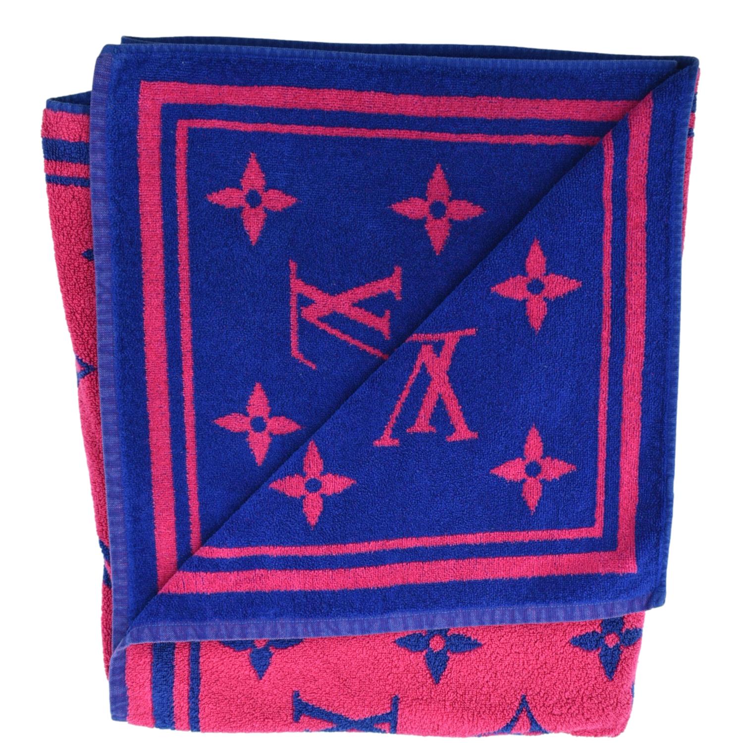 Pink Louis Vuitton Beach Towel - For Sale on 1stDibs
