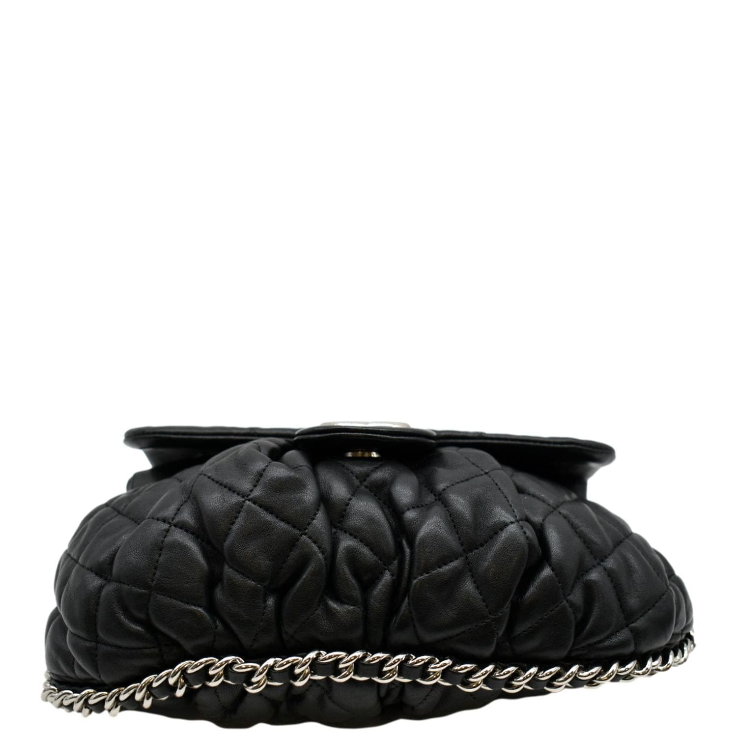 Chain around leather handbag Chanel Burgundy in Leather - 31809427