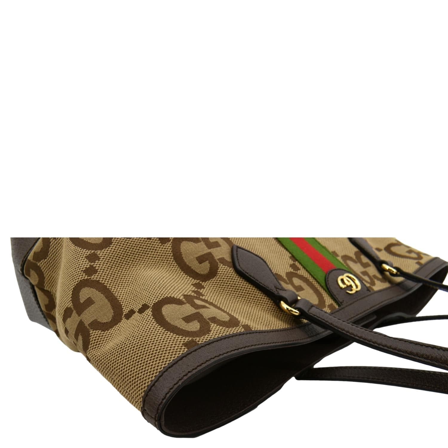 Gucci Ophidia Jumbo GG Small Canvas Shoulder Bag