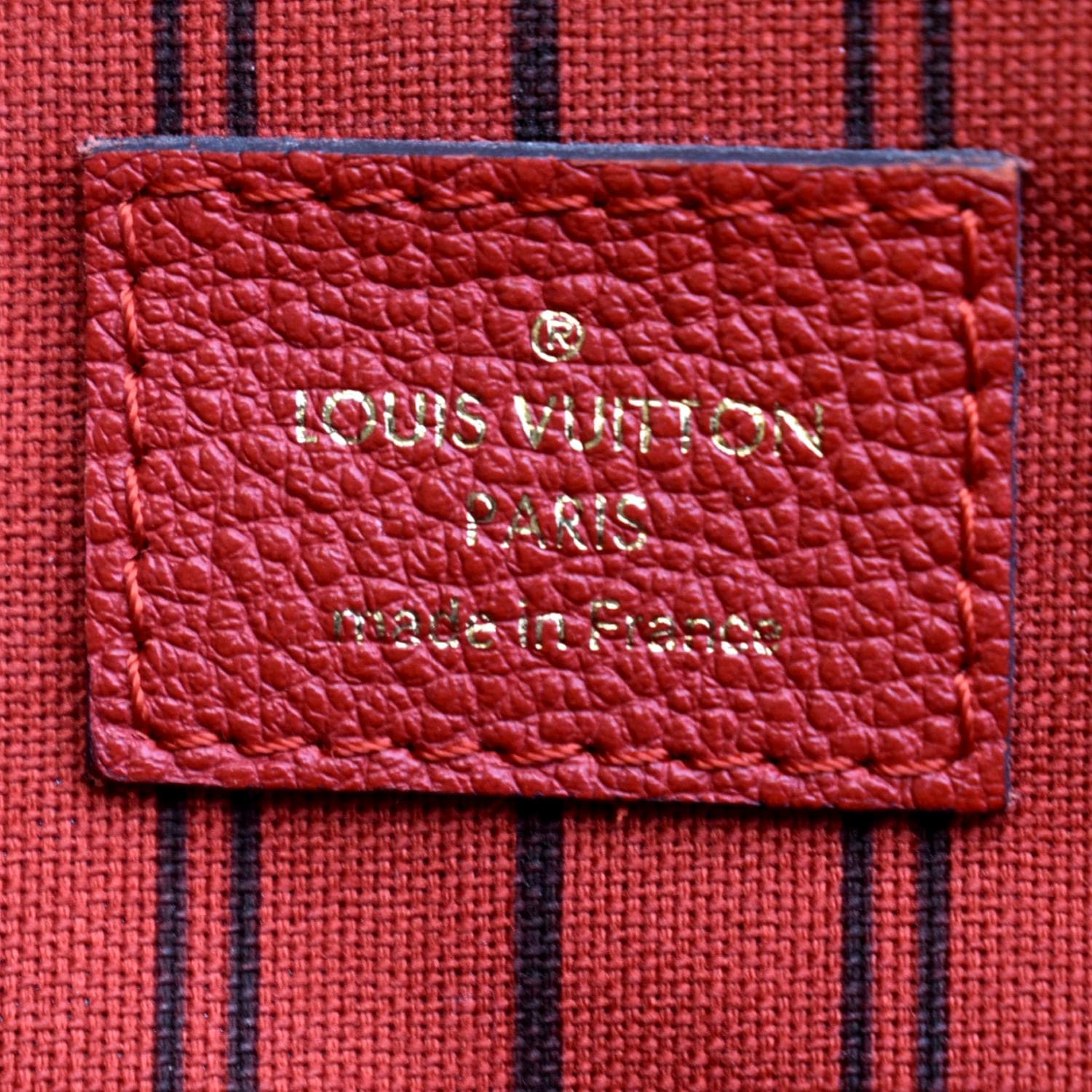 LOUIS VUITTON Bastille MM Empreinte Leather Shoulder Handbag