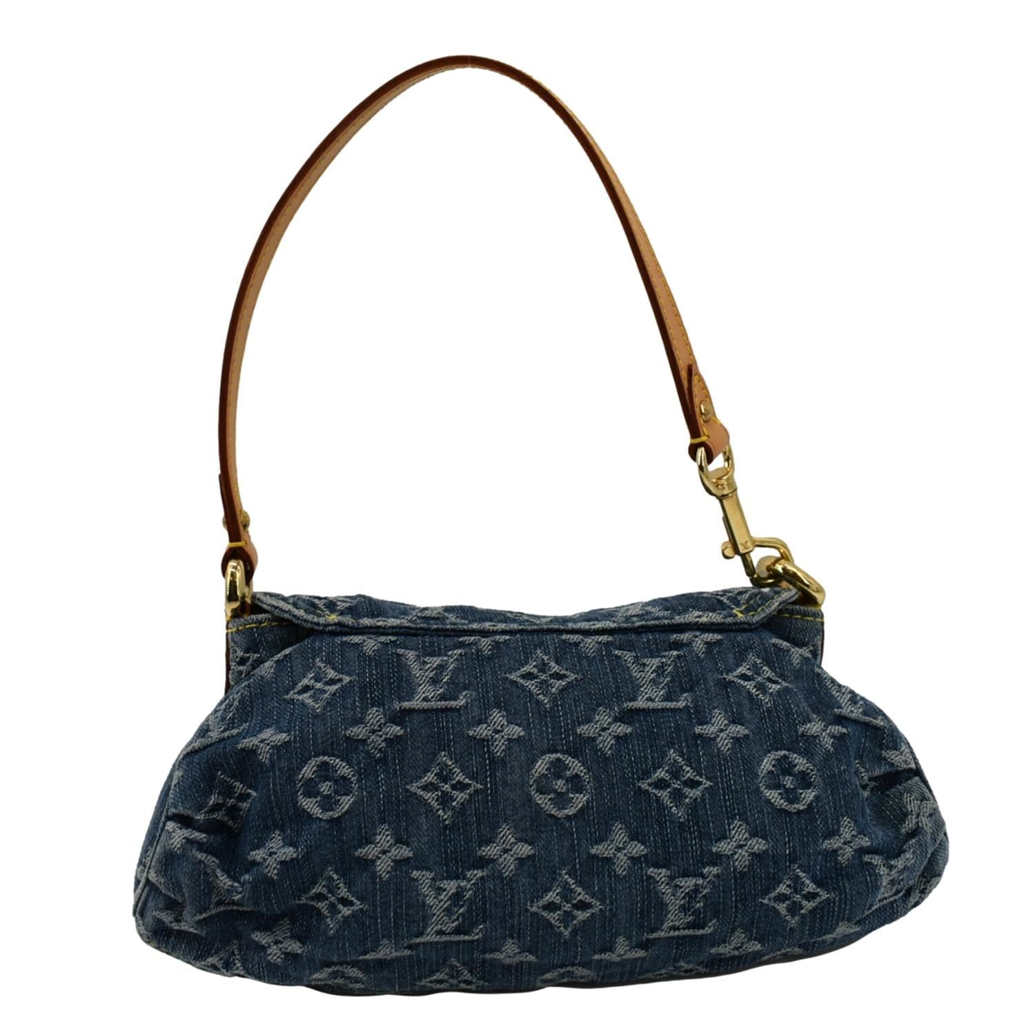 Louis Vuitton Blue Denim Monogram Mini Pleaty Bag Louis Vuitton