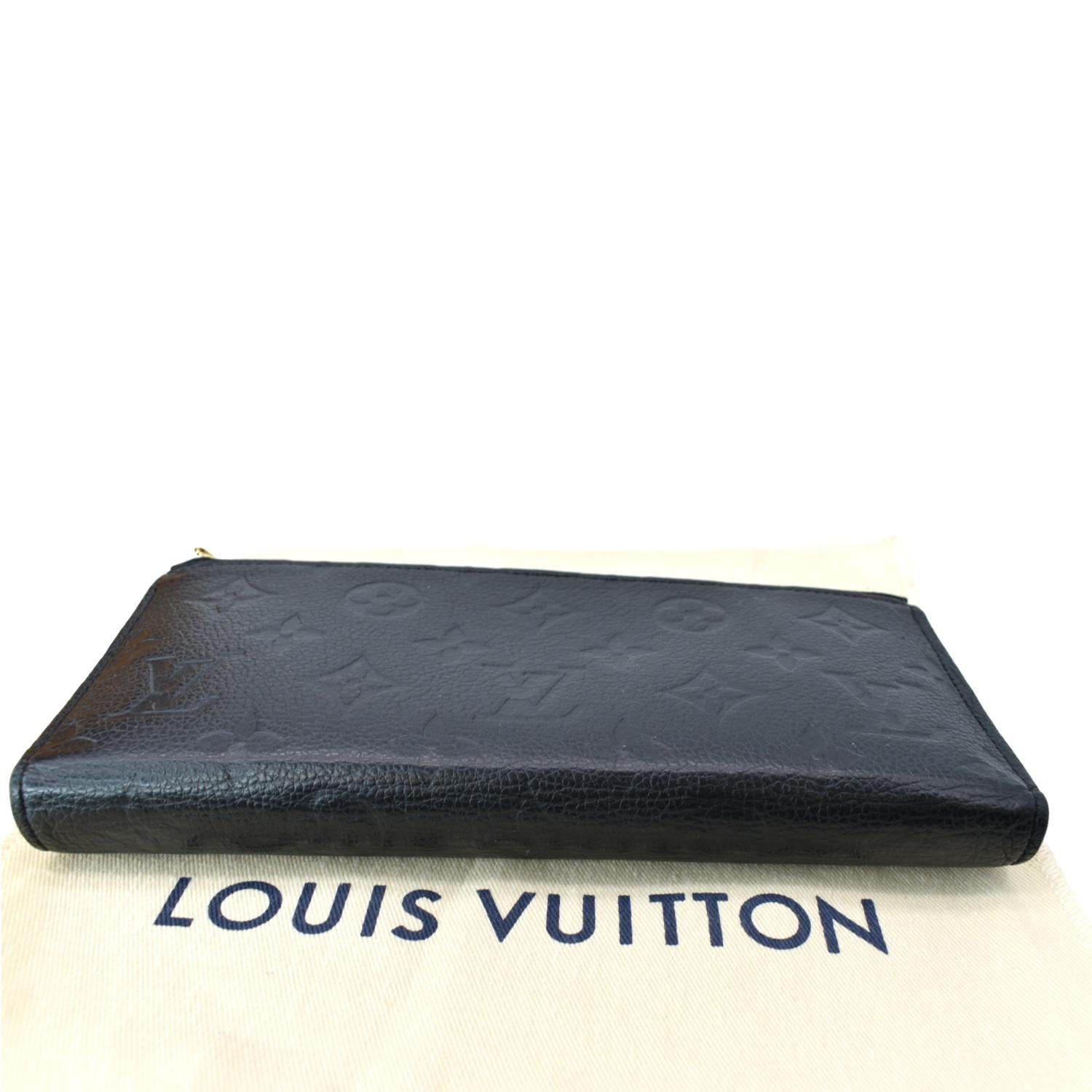 wallet monogram empreinte leather