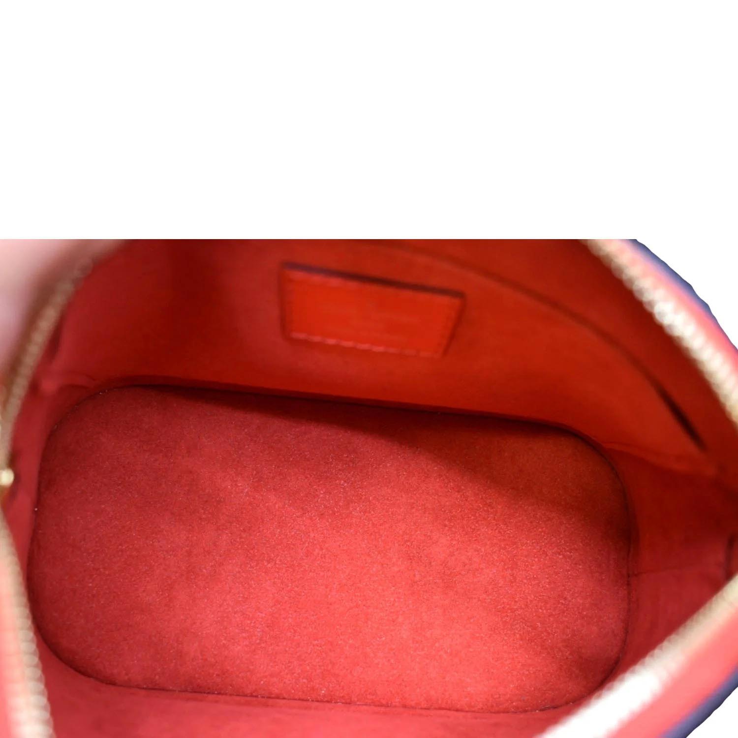 Louis Vuitton Rouge Epi Leather Alma Mini Red ref.617644 - Joli Closet