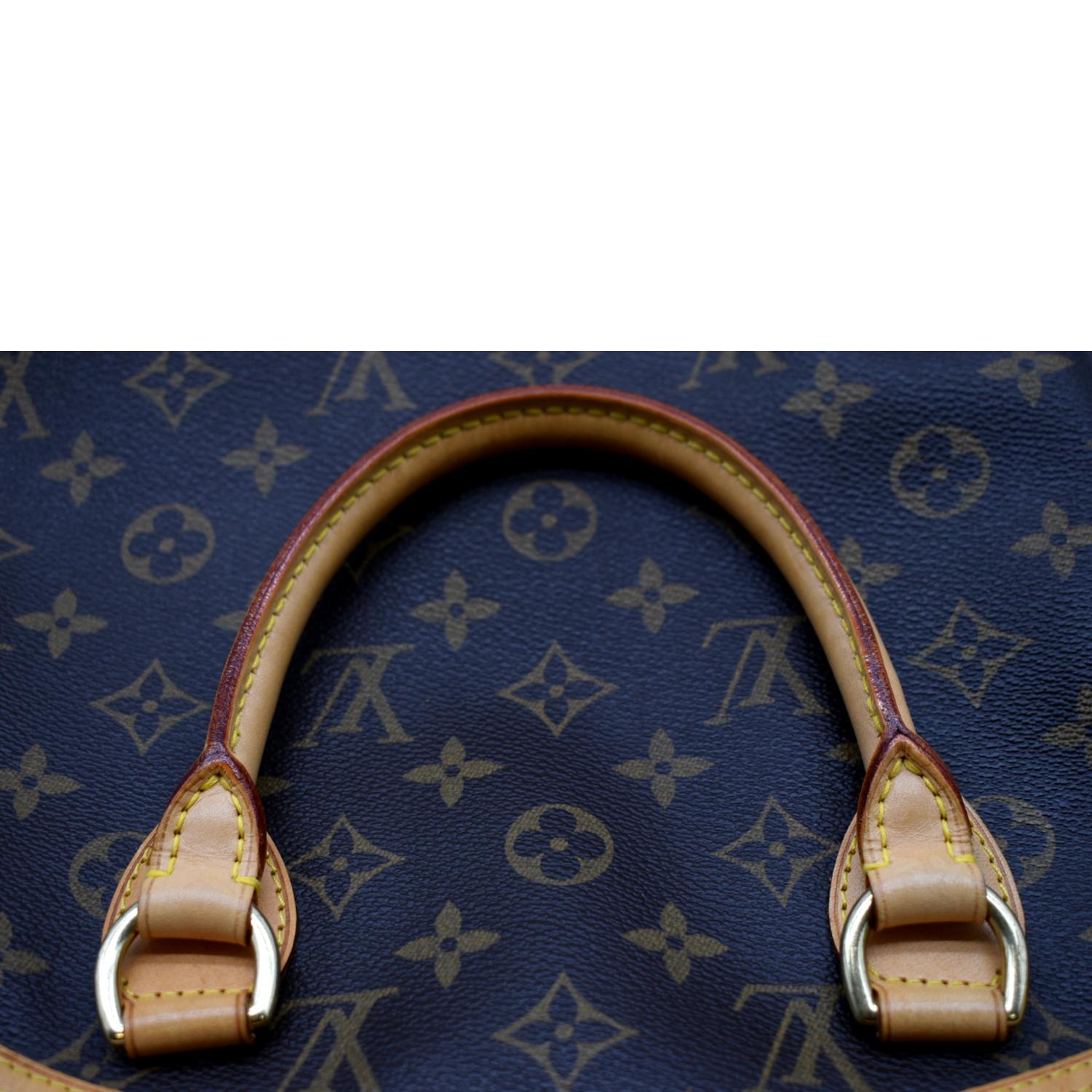 Louis Vuitton Brown Monogram Lockit Vertical Leather Cloth ref