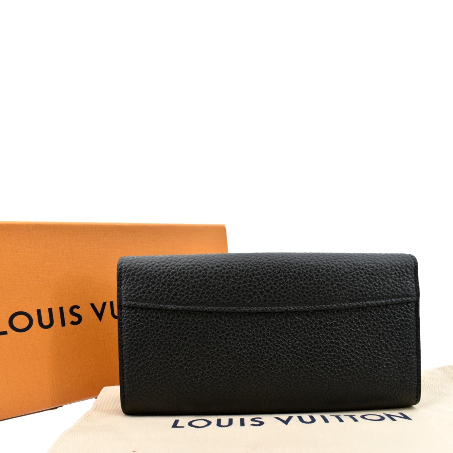 Louis Vuitton Black Taurillon Ab Capucines Wallet