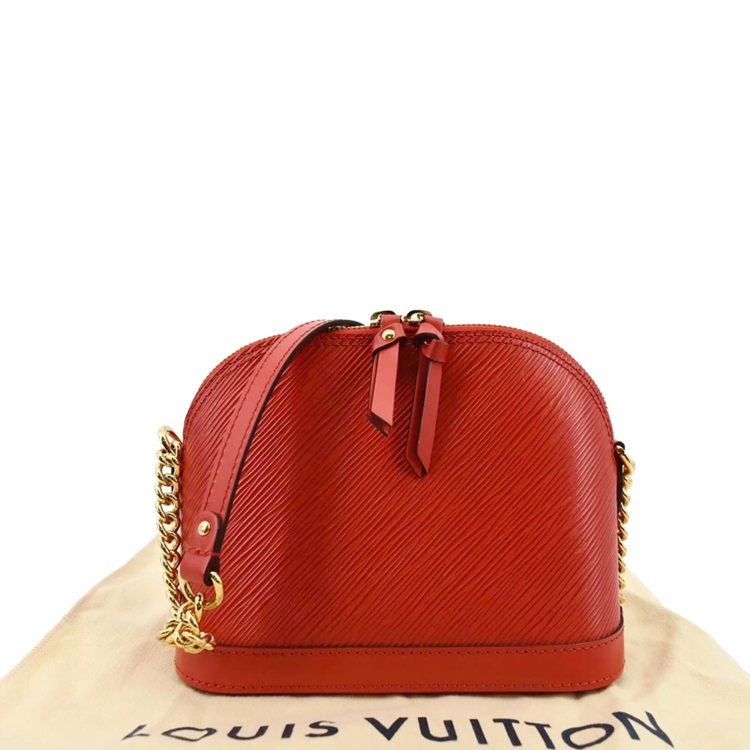 Louis Vuitton Jeune fille 872571 Red Epi Leather Cross Body Bag
