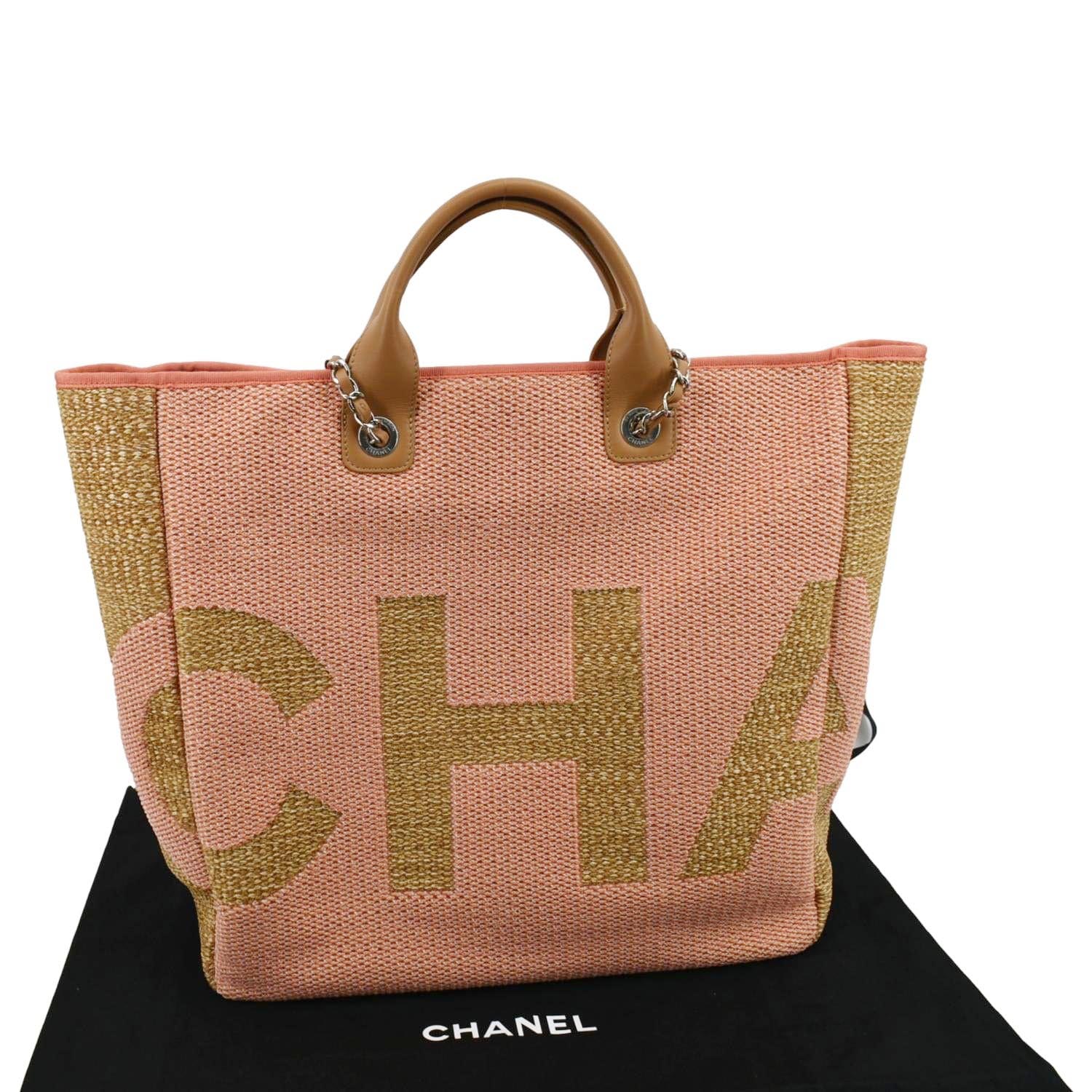 chanel deauville tote large