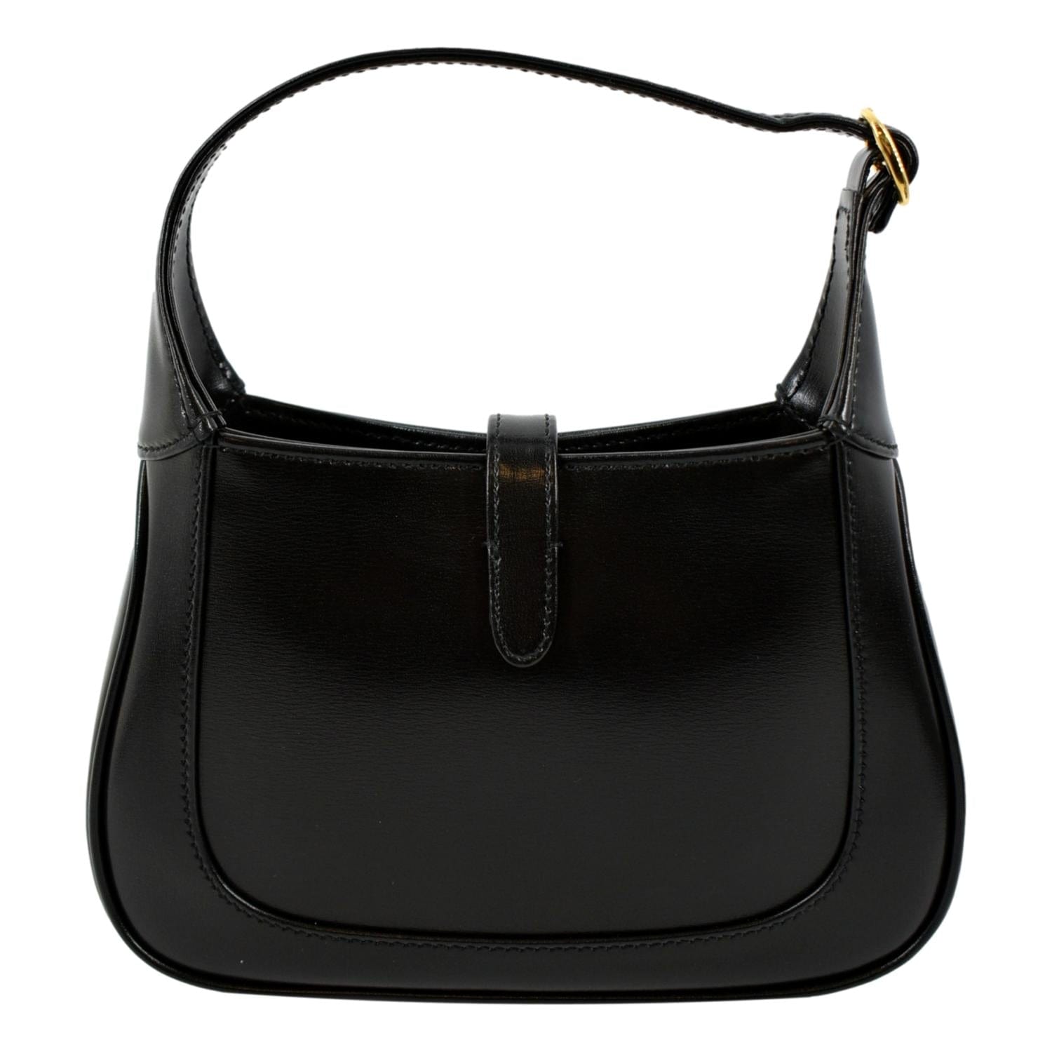 Gucci Jackie 1961 Medium Leather Shoulder Bag in Black