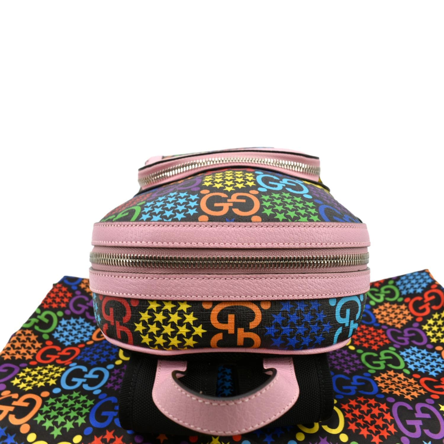 Gucci Limited Edition 'Psychedelic' Rainbow GG Supreme Canvas Medium  Backpack, myGemma