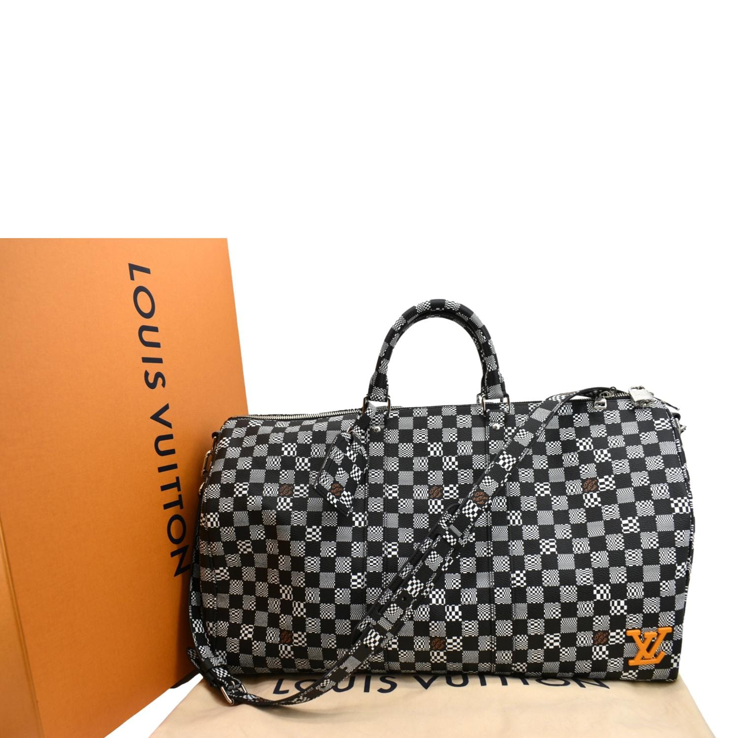 Louis Vuitton Lv Keepall 50 in Black